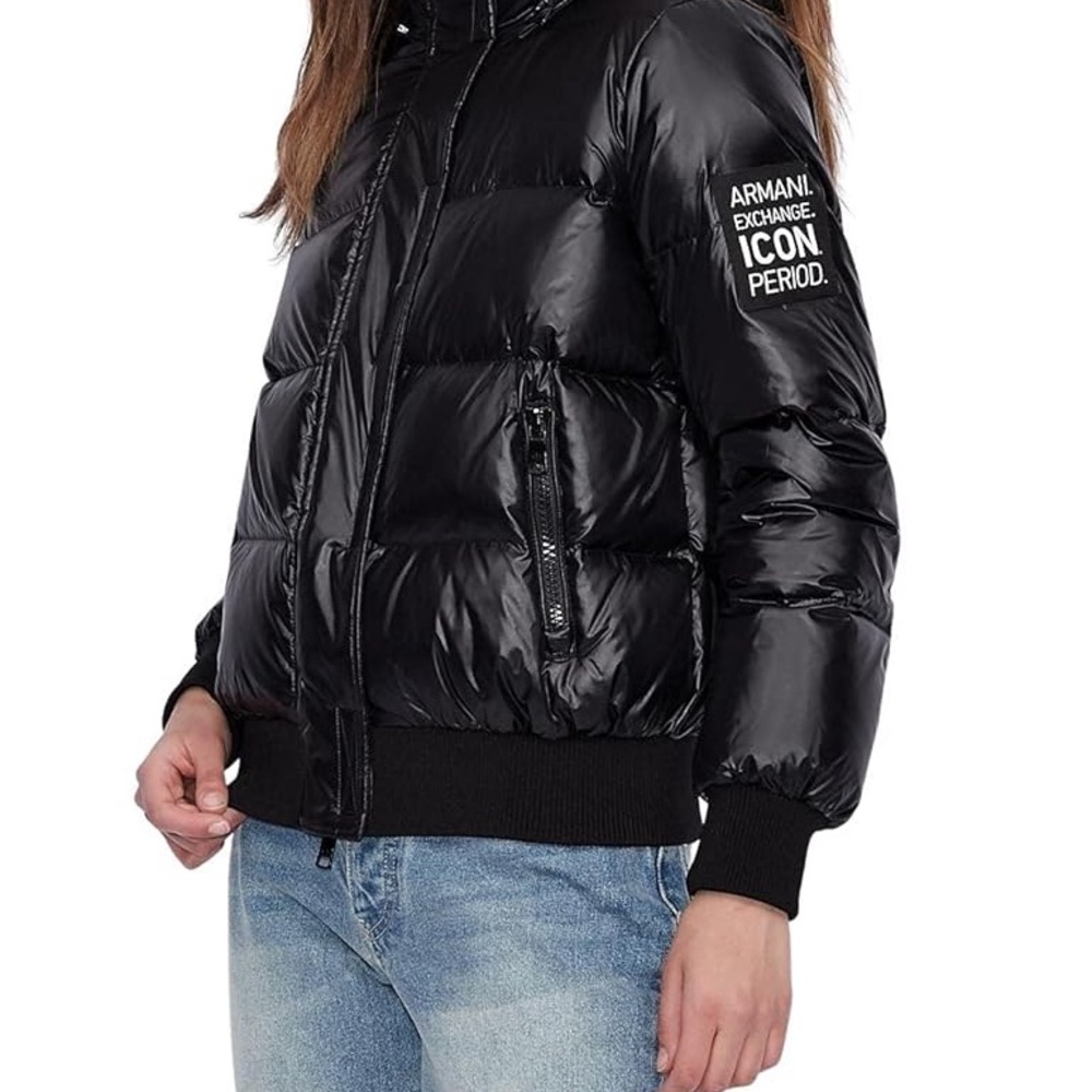 Armani Exchange Icon Quilted Down Puffer Jacket XL